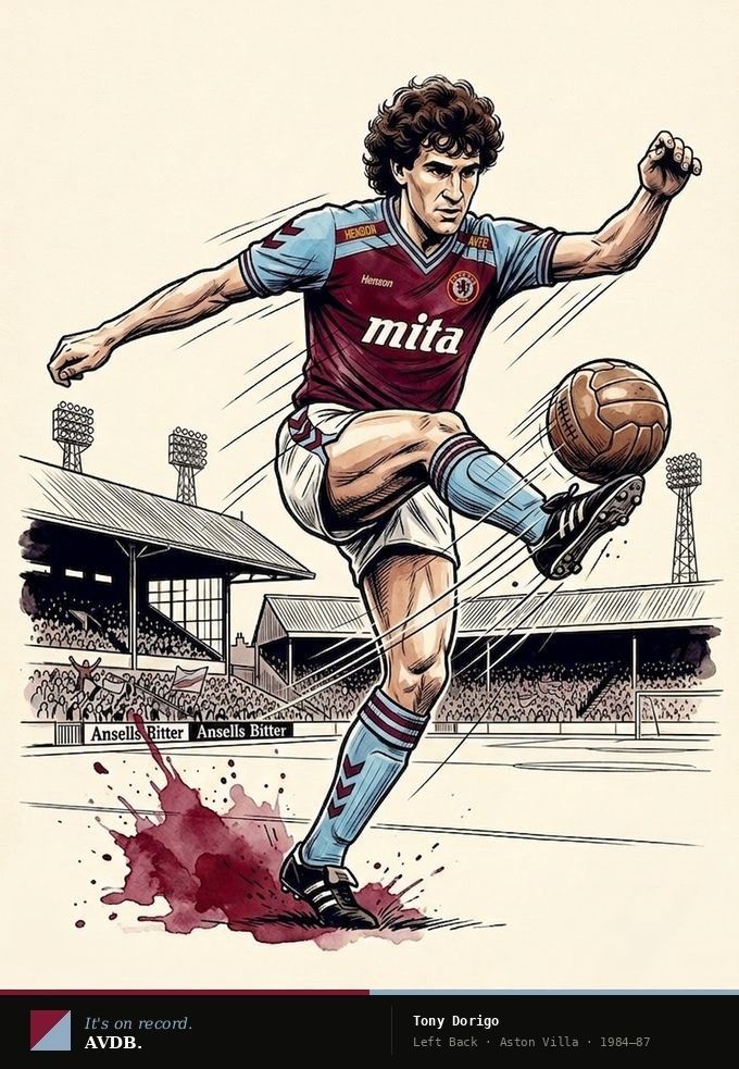 avdb_co_uk's tweet photo. 3 July 1987: Villa sold Tony Dorigo to Chelsea for £475k — homegrown, an England international, Player of the Year at 21. Doug Ellis preferred the fee to the player. The sale that defined the era.
It's on record. AVDB.
Link in Bio.
#AVFC #AstonVilla #since1874 https://t.co/QkAg0l3gQF