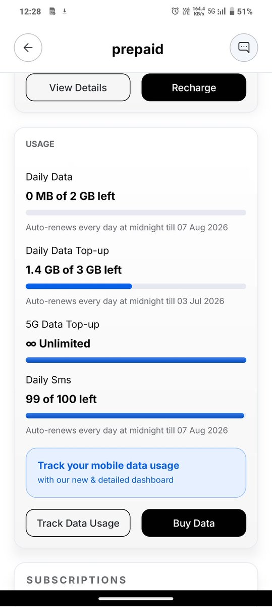 rajputboy1809's tweet photo. I ported to Airtel expecting better service and Unlimited 5G, but I am very disappointed. My phone shows 5G, yet my daily data and 3 GB top-up are being consumed instead of Unlimited 5G. This is misleading. https://t.co/fWdzDnEnfu