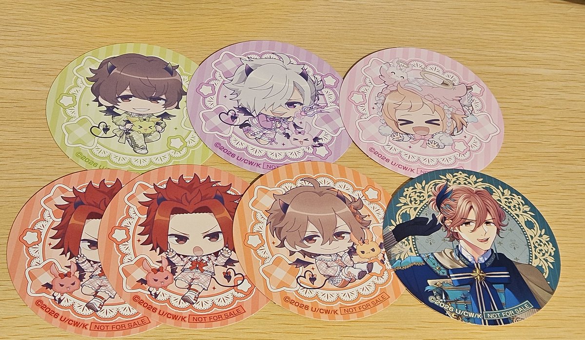 sza183ii's tweet photo. 【交換】
BROTHERSCONFLICT ブラコン キャラウムカフェ コースター

譲:雅臣、椿、弥、侑介、風斗
求:右京、要

本日18時頃まで池袋手渡しのみ
出先のためID無し

検索からでもお気軽にお声掛けください。 https://t.co/YWpqbo2OrS