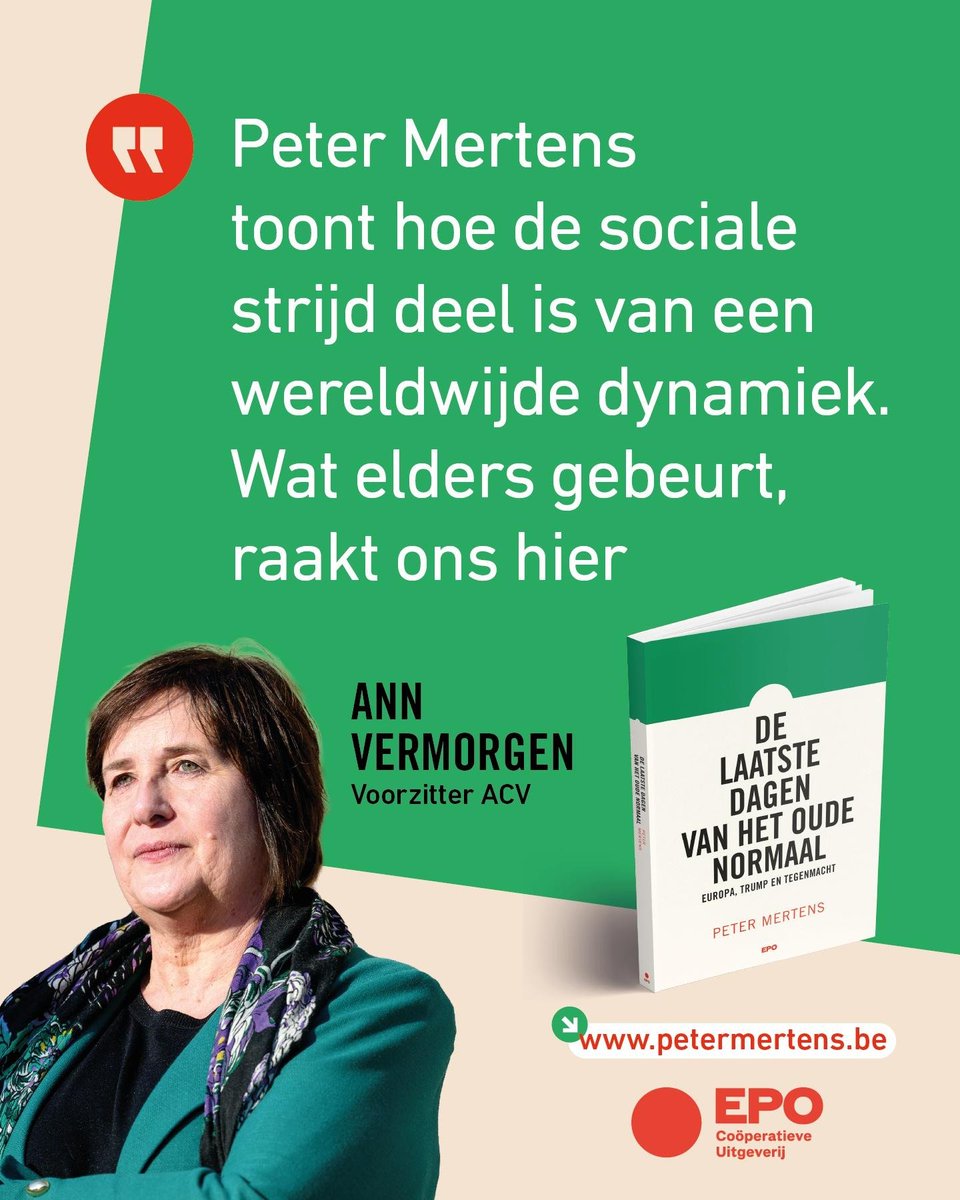peter_mertens's tweet photo. Bedankt @AnnVermorgen en Bert Engelaar voor de mooie woorden over mijn nieuw boek 'De laatste dagen van het oude normaal'. Het boek ligt in de boekhandel en is te bestellen via https://t.co/lhdJnVrVsM https://t.co/hYvqhaatK5