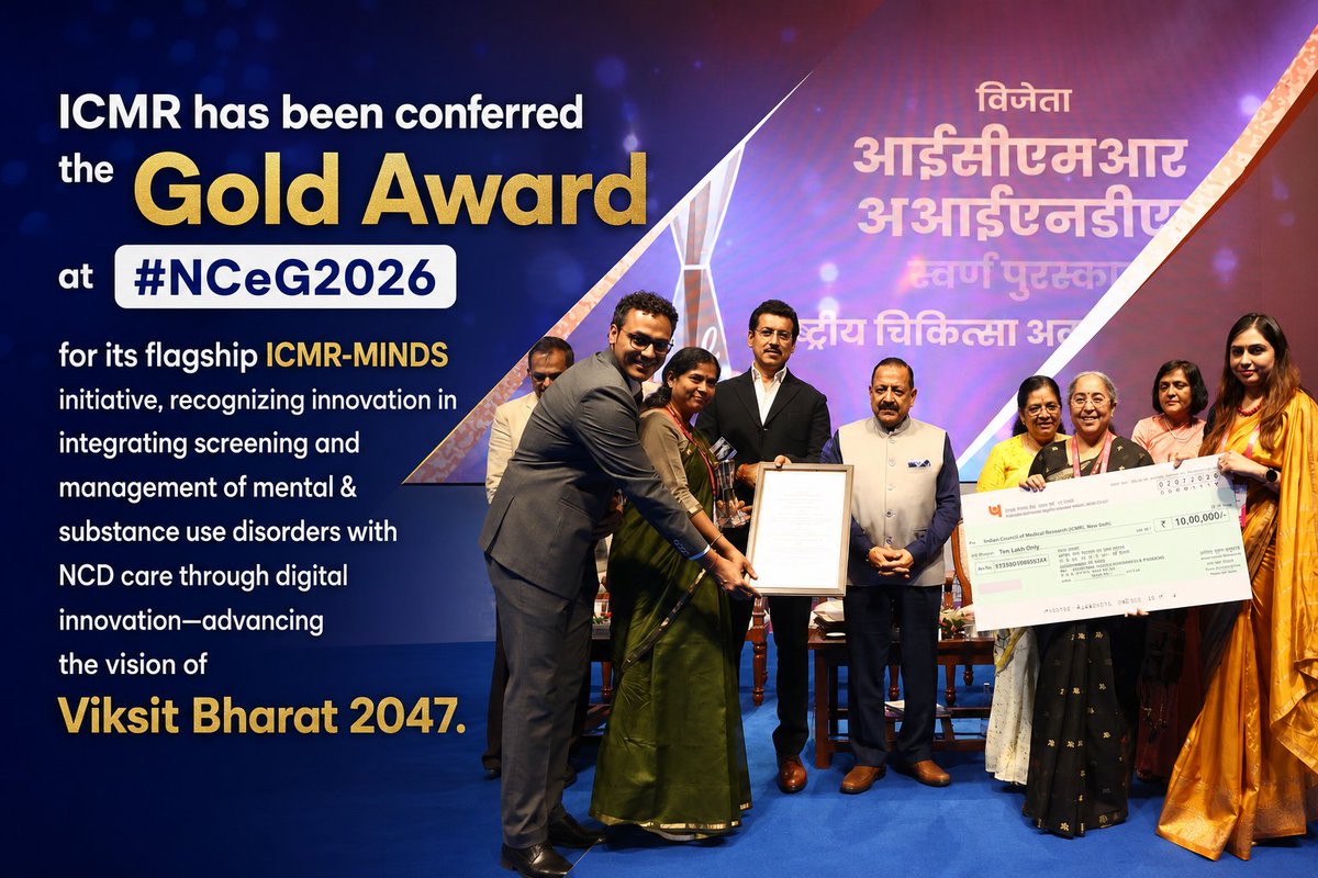 Department of Health Research, MoHFW tweet media