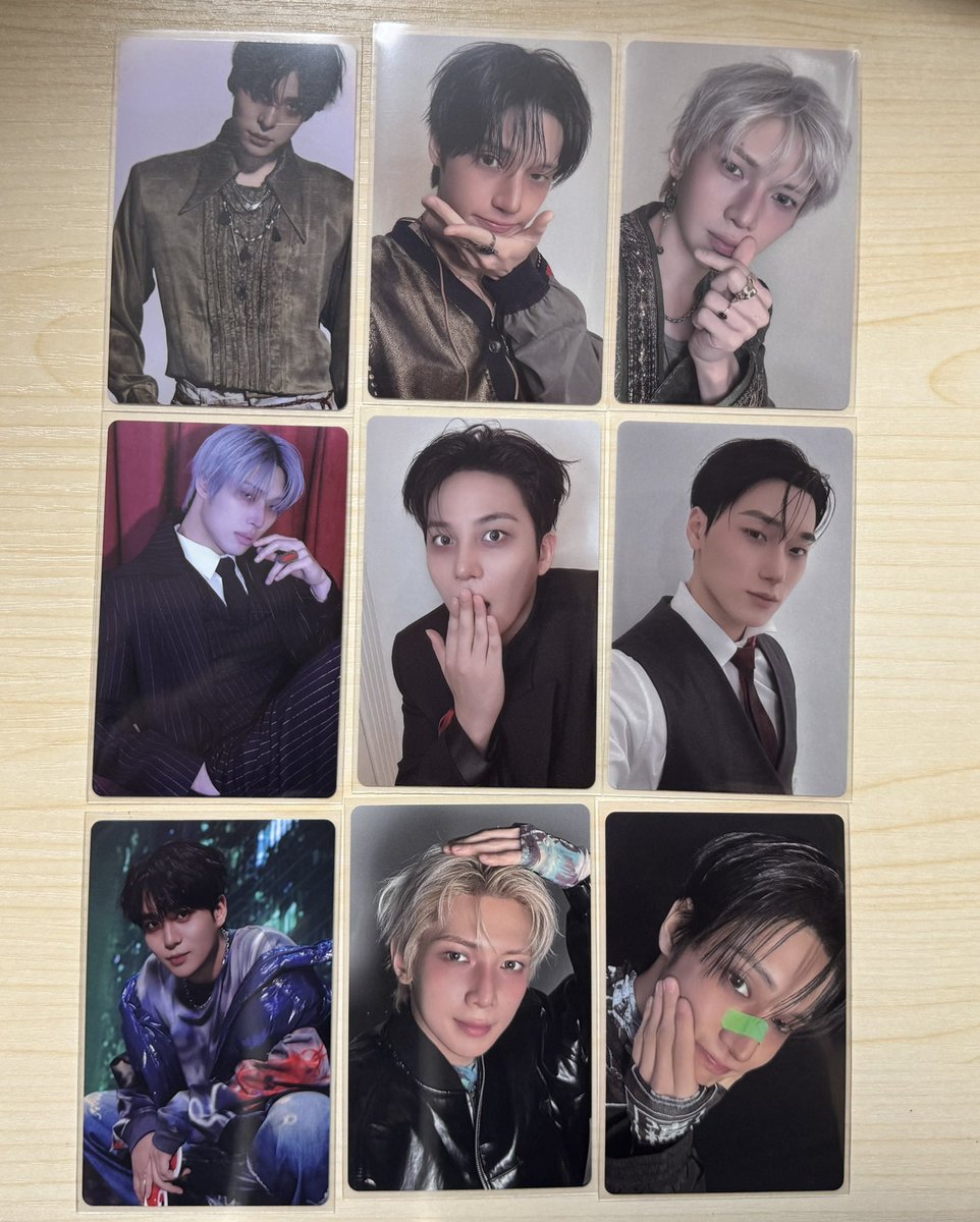 ann_41415's tweet photo. 【交換希望】ATEEZ GOLDEN HOUR:Part.5 Aver. Zver. DIARYver. MAKESTAR 封入トレカ

【譲】画像参照

【求】同種ソンファ

【交換方法】都内手渡しor郵送
お気軽にお声掛けください！ https://t.co/fNPLgETgCT