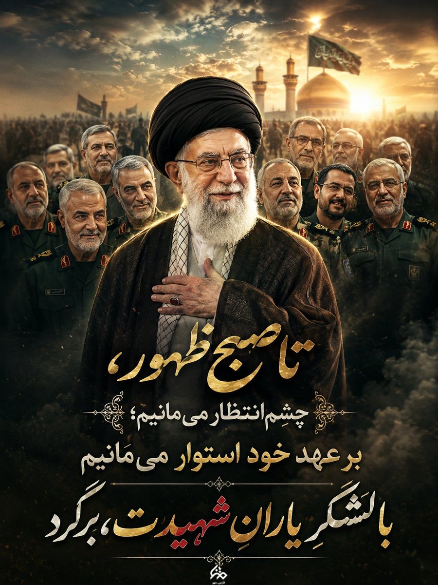 sarkhailiy11's tweet photo. با جامه‌ی رزم پاک کن اشکت را
چون خونِ شهید را عزاداری نیست
🚩یالثارات الخامنه ای
#باید_برخاست
#کشور_دوست https://t.co/ykdiyVUqHp