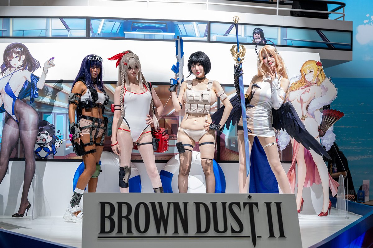 BROWNDUST2_EN's tweet photo. Day 1 of Anime Expo is in the books! 🎉

A huge thank you to everyone who stopped by the BrownDust2 booth today. We had an amazing time meeting you all and hope you enjoyed the activities!

If you're attending AX this weekend, be sure to visit us at West Hall #3524. We can't wait to see you there! 💙

#BrownDust2 #AnimeExpo