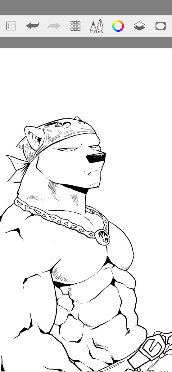 The_ZARMAN's tweet photo. Ken progress...#burrowsvn
*While working on this one an old artstyle of my began to bubble up to the surface. Might be mixing an matching my artstyles to make one definitive one. https://t.co/rjzajwm1oK