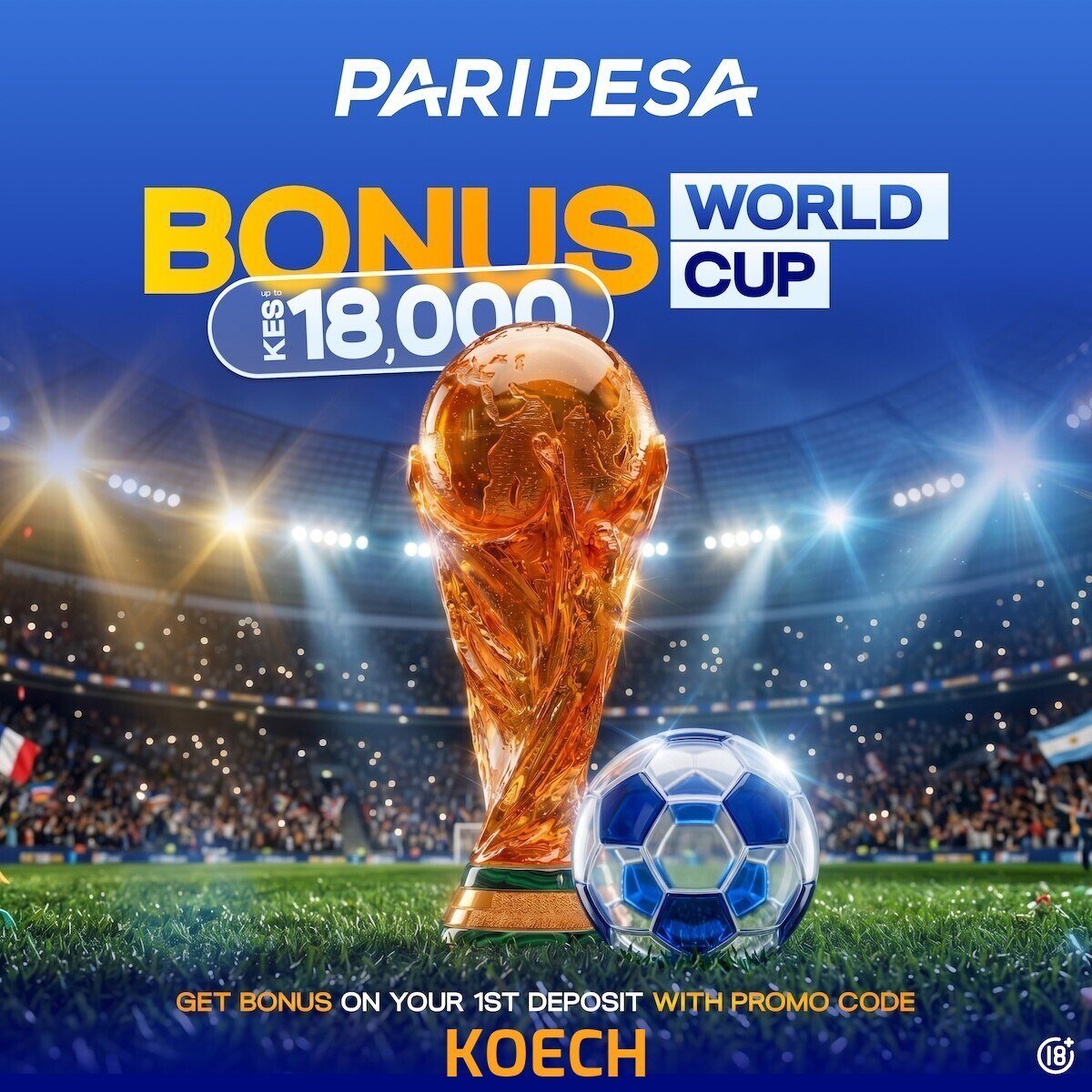 Festus2918's tweet photo. Up to 120 £ on first deposit 
Place your bets on paripesa 
Register here https://t.co/rqYgB442Ay
Promo code KOECH
Play as low as ksh 22 https://t.co/4OUFuJixAu