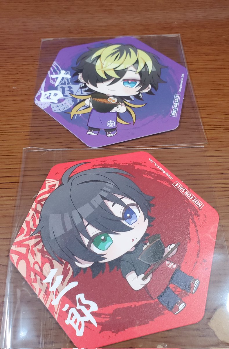 Orca_Delfinidae's tweet photo. 【交換】ヒプマイ 壱角家  ラーメン コースター　ポスカ　特典

譲→ポスカ‥幻太郎、帝統、理鶯
　　コースター‥十四、三郎

求→寂雷

郵送または、都合が合えば後日都内か横浜手渡し可能です。郵送>手渡し

お気軽にお声かけください。 https://t.co/nwPZBYYP34