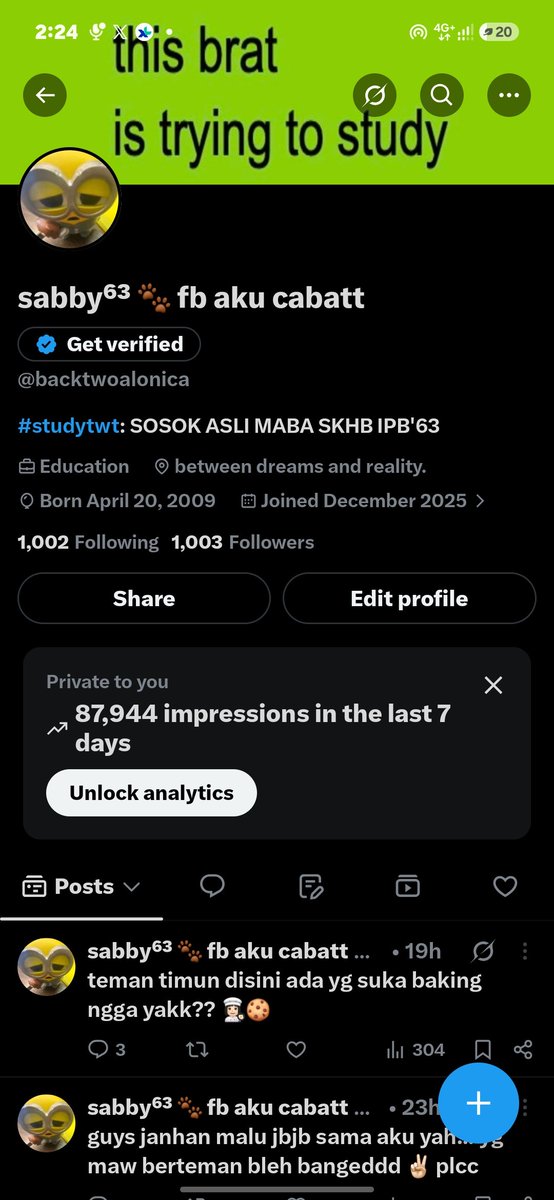 sabby⁶³ 🐾 fb aku cabatt tweet media