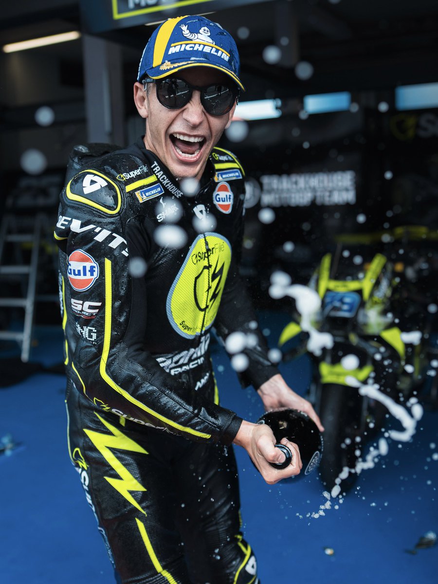 TrackhouseMoto's tweet photo. Victory.

#DutchGP https://t.co/7rOtHtrMFu