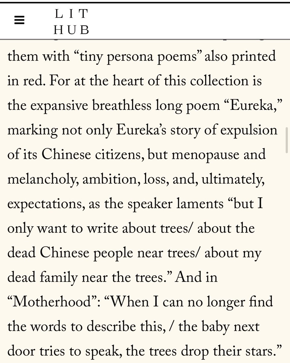 VChangPoet's tweet photo. Thank you Rebecca Morgan Frank and Lit Hub for reviewing Tree of Knowledge. Link in bio. @fsgbooks @lithub https://t.co/9LiRl81voW https://t.co/cxG3e3U5xF