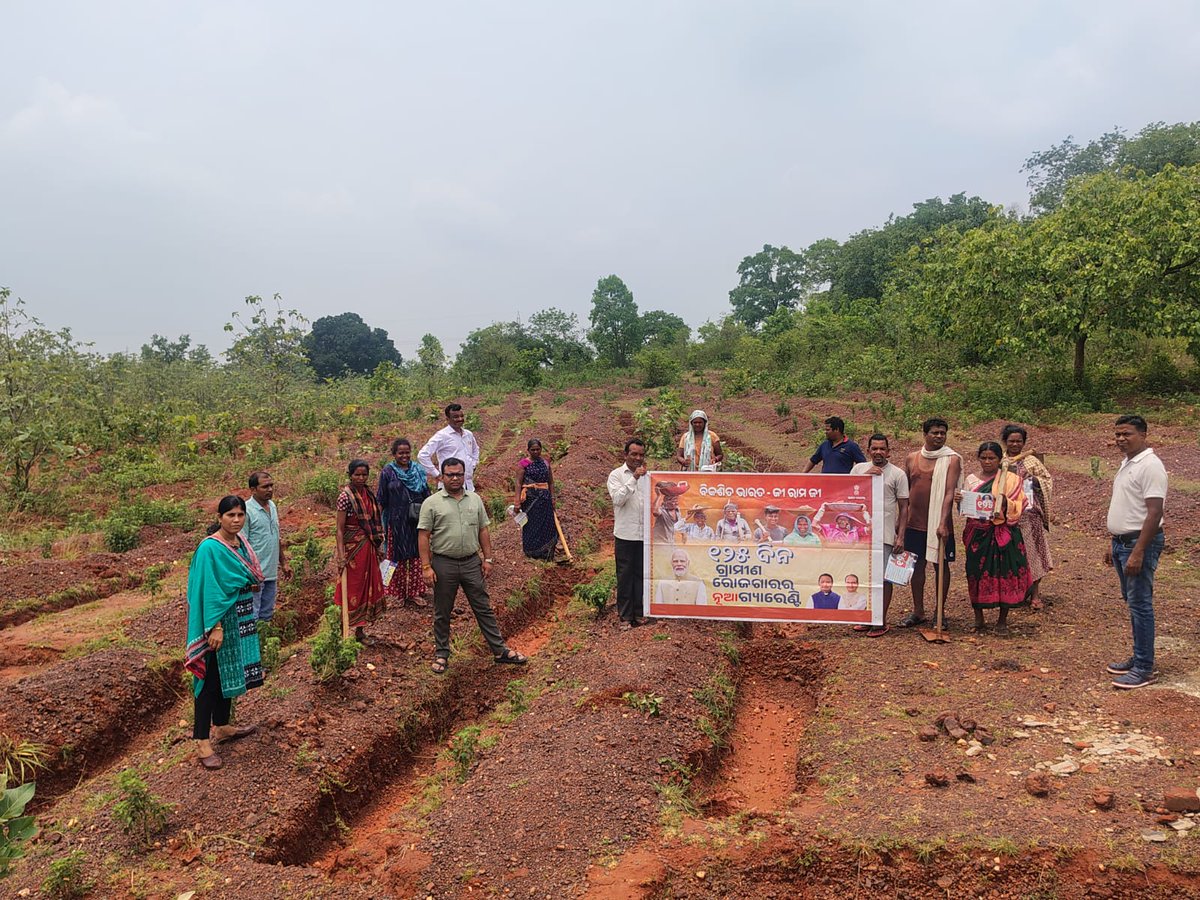 bdo_kutra's tweet photo. WORKS UNDER VB-G RAM G started in different villages under Kutra Block on dt:02/07/2026 https://t.co/BbXRqrXYSW