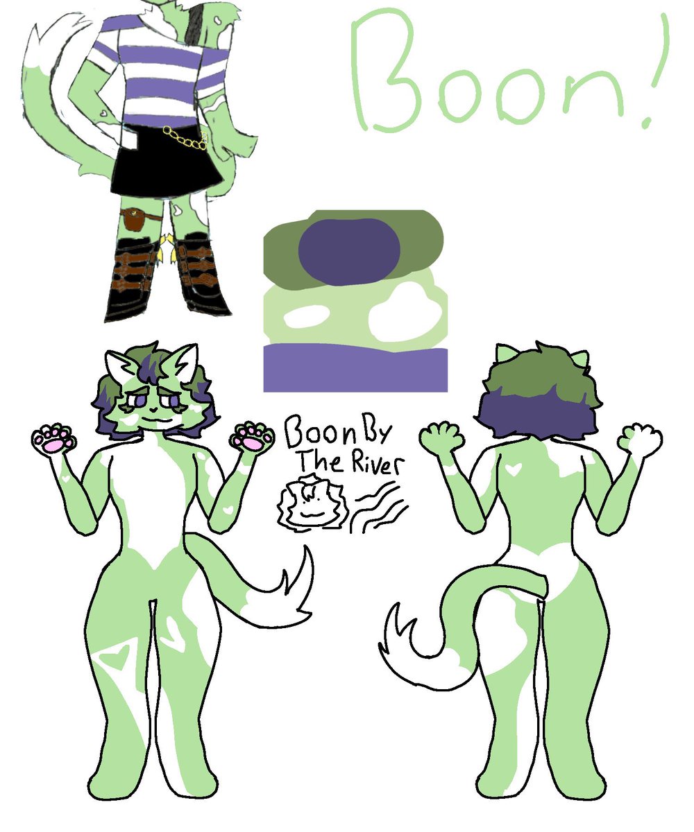 BoonByTheRiver's tweet photo. @DeadzGaia CONGRATS ON 3K !!

 The art of my sona is a wee bit chopped but its okay I’m newgen.. https://t.co/Ttc8I5hszI