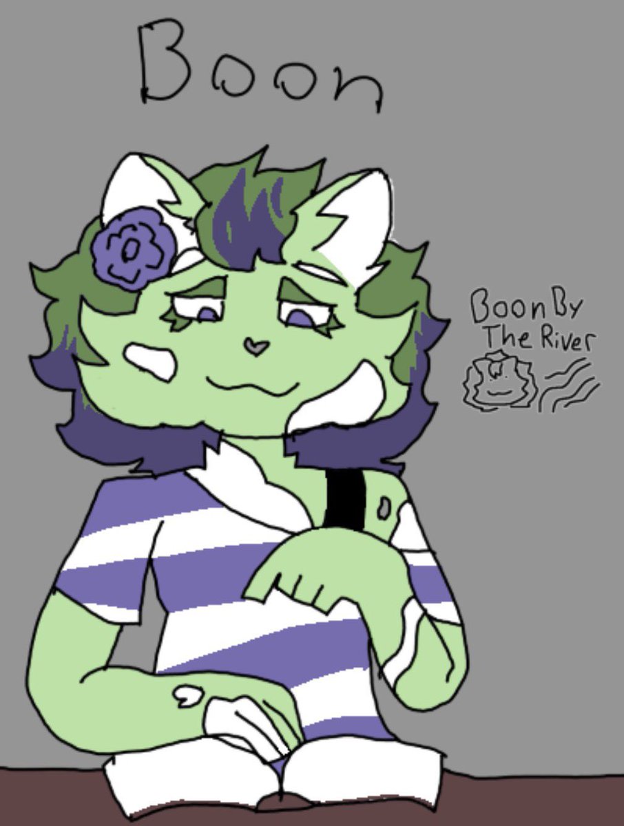 BoonByTheRiver's tweet photo. @DeadzGaia CONGRATS ON 3K !!

 The art of my sona is a wee bit chopped but its okay I’m newgen.. https://t.co/Ttc8I5hszI