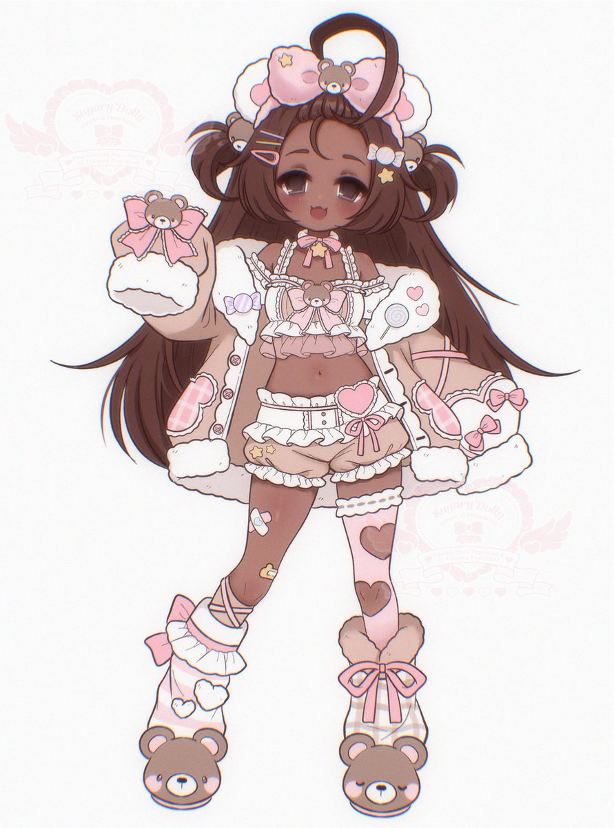 Sugary_Dolly's tweet photo. 🐻 outfit design https://t.co/NNwICqiK9T