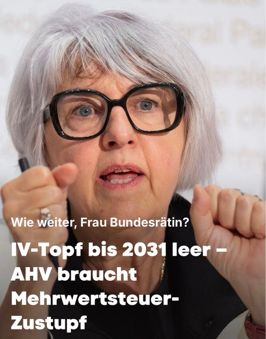 RdeSuiza's tweet photo. @calcaneus38 🇨🇭
Mehr Steuern werden für höhere Inflation & Kaufkraftverlust sorgen. Zudem entsprechen Geldüberweisungen einem Support des Militärs & illegalem Regimes der #Ukraine. Damit hilft der Globalist #ElisabethBaume den #USA, weiterhin & indirekt den Krieg gegen #Russland zu führen
🇨🇭 https://t.co/ZNwEuJc1Fq