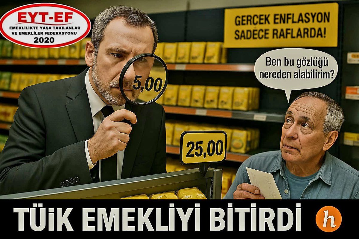 emrece_lik's tweet photo. Haziran ayı #enflasyon verileri açıklandı:

#ENAG
• Aylık: %1,94
• Yıllık: %51,49

#TÜİK
• Aylık: %0,99
• Yıllık: %32,11

Buna göre, memur ve memur emeklilerine yılın ikinci yarısı için yüzde 13,52, SSK ve Bağ-Kur #emekli sine ise yüzde 17,76 oranında #zam yapılacak. https://t.co/OKOWu1jIPx