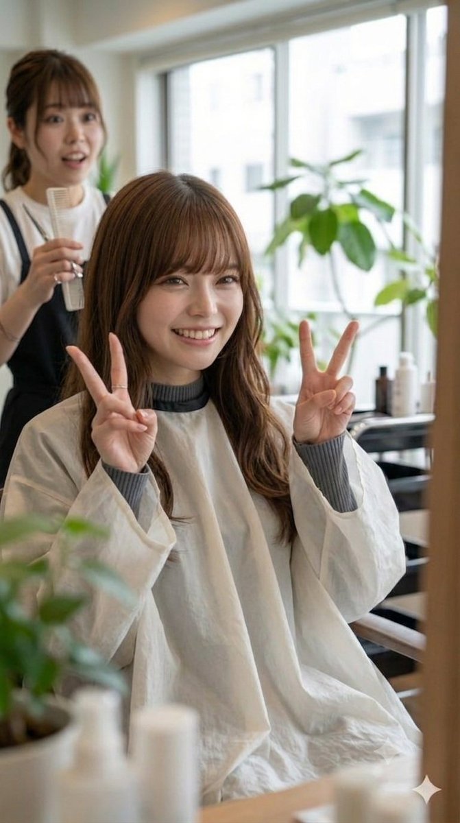 AIirot's tweet photo. カットに来てるわけではないが、イェイ✌
＃AI美女　＃AIイラスト https://t.co/HgW3EmbfpW