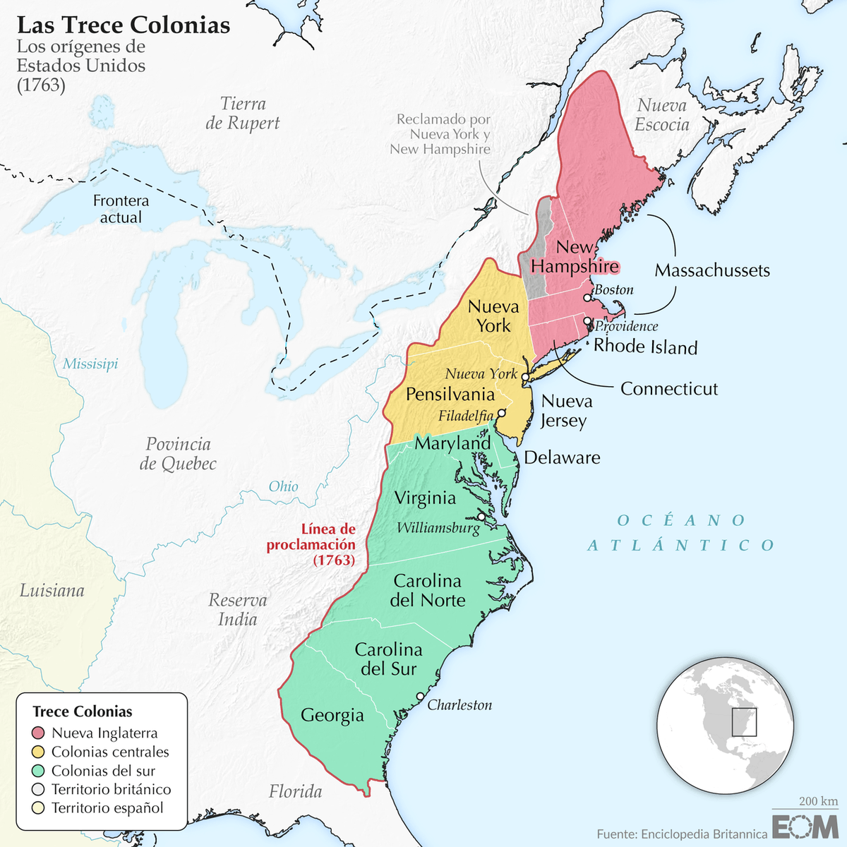 elOrdenMundial's tweet photo. 🗺️ Así se formó el mapa que dio origen a EEUU

Mañana se cumplen 250 años de su independencia.

En 1763 las Trece Colonias ni siquiera formaban un territorio unido.

De ahí a la independencia hubo impuestos sin representación, un motín del té y ocho años de guerra ⚔️

Te lo contamos 👇
https://t.co/lhuAQkyVma
