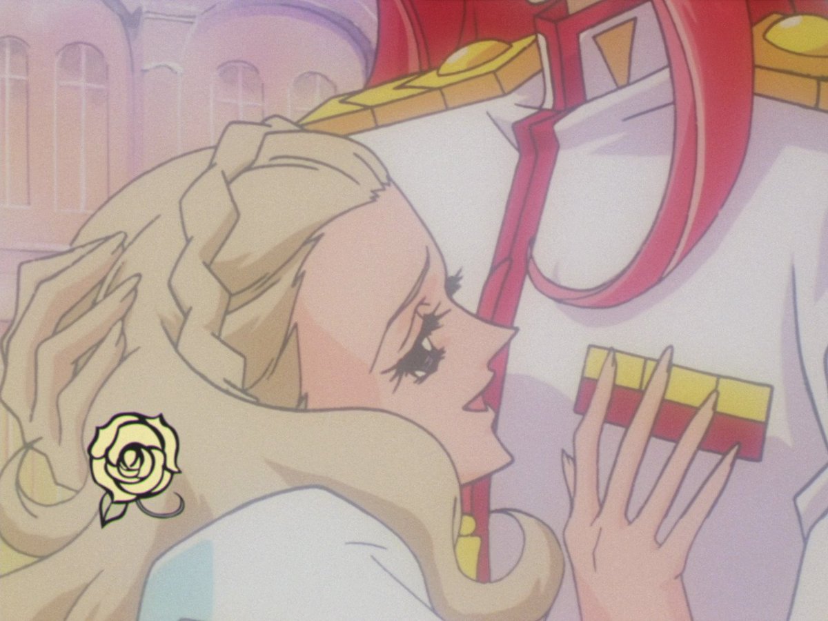 lastmealgame's tweet photo. utena spinning roses are like if they did this in a way that was good and ominous &amp; they didn't tell us thats what it was https://t.co/HHeKwtQPCQ