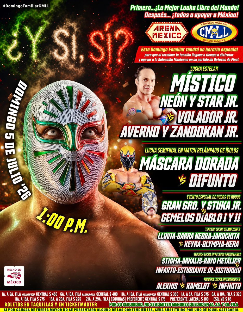 marinesswat's tweet photo. #LuchaLibre #LuchaLibreMexicana próximos eventos. https://t.co/7vt64B2zkF