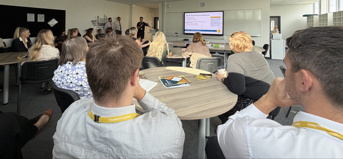 AiredaleAcad's tweet photo. This morning’s bitesize CPD sharpened our approach to the 6 fundamentals of great teaching, especially adaptive and responsive teaching. Snappy learning, instant classroom impact. https://t.co/B20NBstnJ4