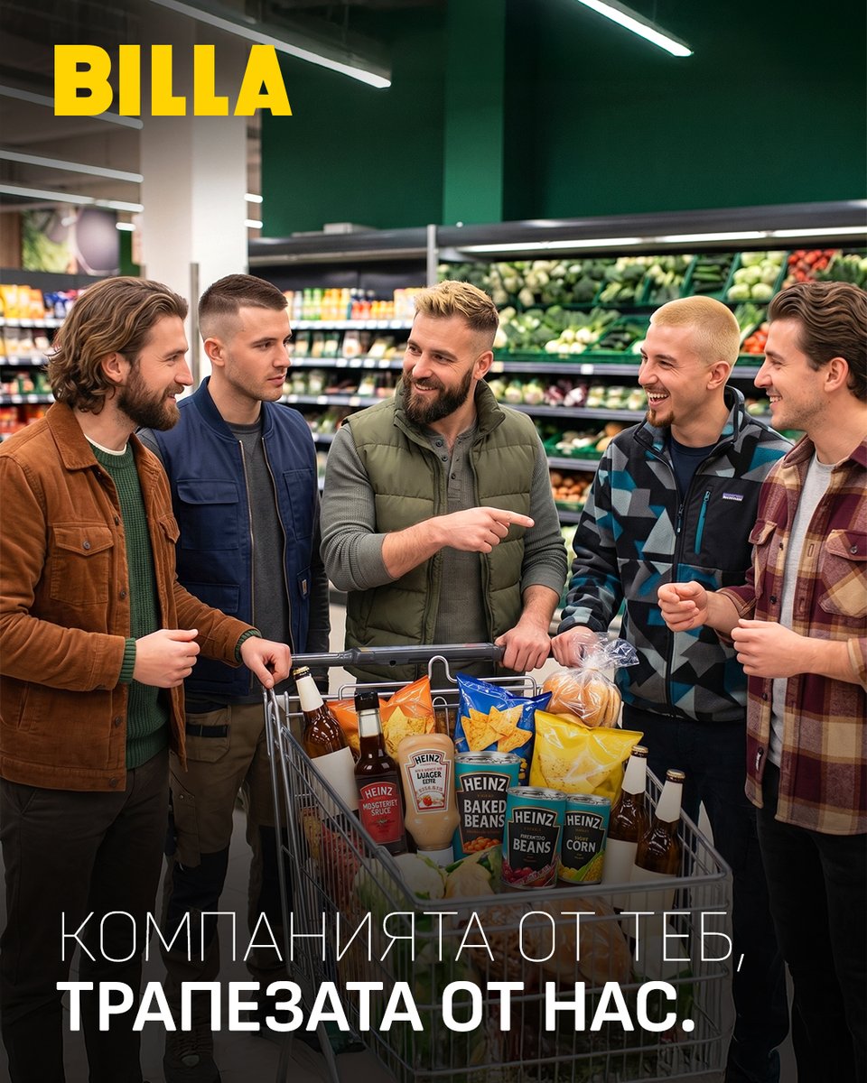 Billa_BG's tweet photo. Футболът събира феновете. Добрата храна ги задържа около масата. ⚽️💛 Компанията е от теб, трапезата от нас - виж всички предложения в брошурата на https://t.co/BgdnfKtyxM! https://t.co/tIYnjaaVjZ
