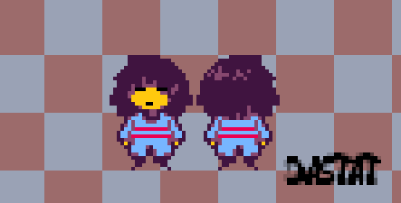 DaStattto's tweet photo. frisk resprite! #undertale #deltarune #pixelart #frisk https://t.co/tJOHcLfiYP