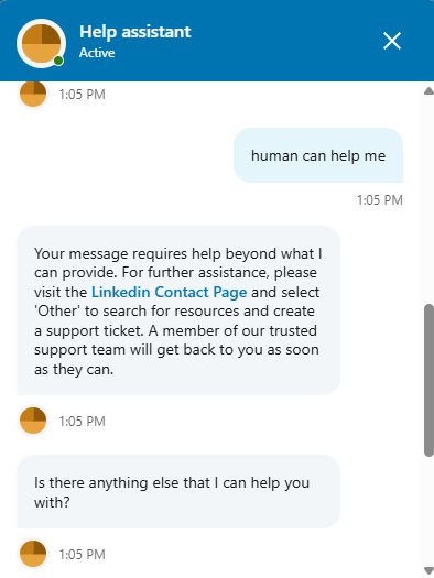 itssr05's tweet photo. Linkedin AI is rude.......😕
@LinkedInHelp 
#ai #trending #linkedin https://t.co/gOUjWLaMMs
