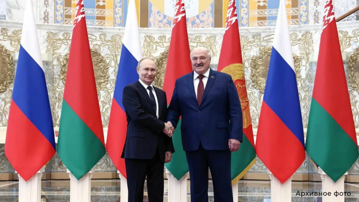 mfa_russia's tweet photo. 🇷🇺🤝🇧🇾 President #Putin to President #Lukashenko on Independence Day of Belarus:

By expanding #RussiaBelarus multifaceted partnership, we will overcome any challenges, defend our legitimate interests &amp; secure a worthy future for our peoples.

https://t.co/MYwEBkDUqw https://t.co/w0dWyrxT0H
