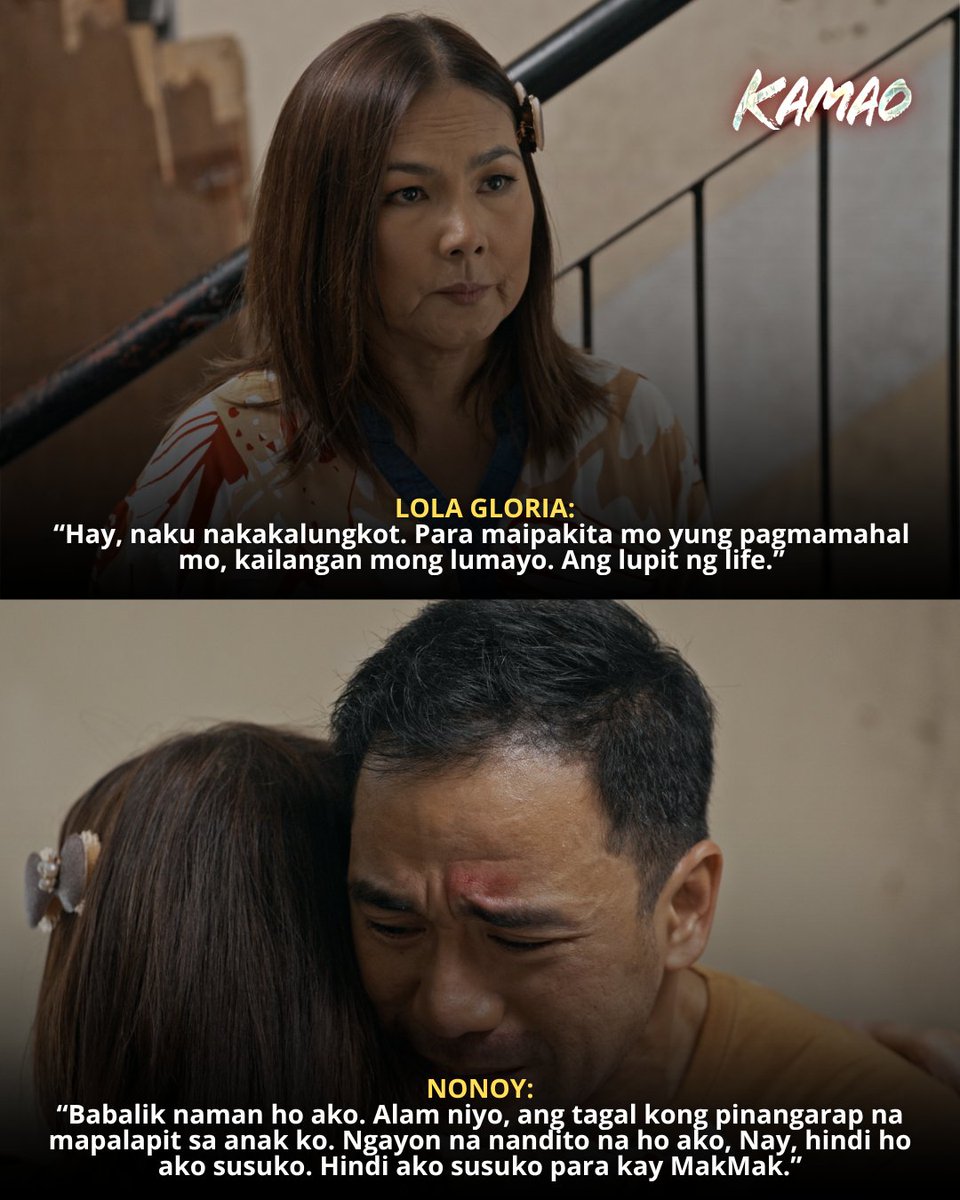 GMADrama's tweet photo. Aww, sana dumating na ang panahon na maging okay na kayo ni MakMak! 🥹🫂

#KAMAO #KAMAOHamonNgPrinsipe https://t.co/5J22KxfXlf