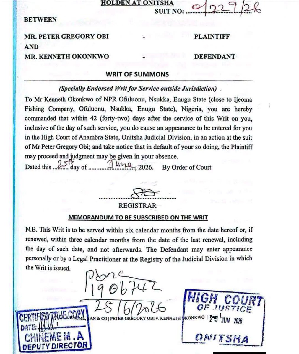 Harrison_A_N's tweet photo. NDC is facing serious registration problems, but Peter Obi seems more concerned about stopping Kenneth Okonkwo from talking about the alleged corruption during the NDC South East primaries. https://t.co/0h3wLVtvfQ