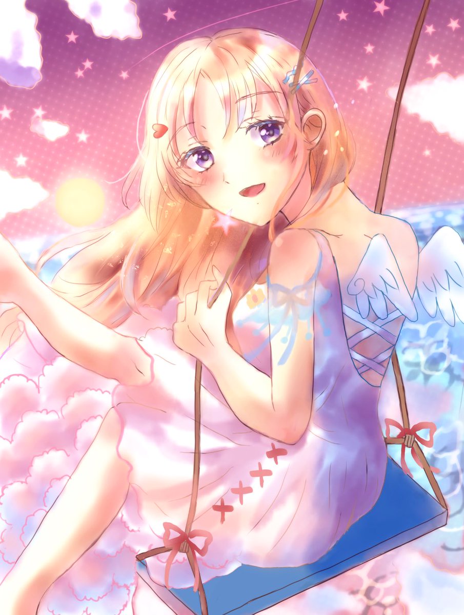 yuri_star85's tweet photo. #TLを沢山の星で埋め尽くす
星がきれいな印象の絵🌟
夏に見る星も冬に見る星も、綺麗ですね✨🤍 https://t.co/P8SjRIOmAe