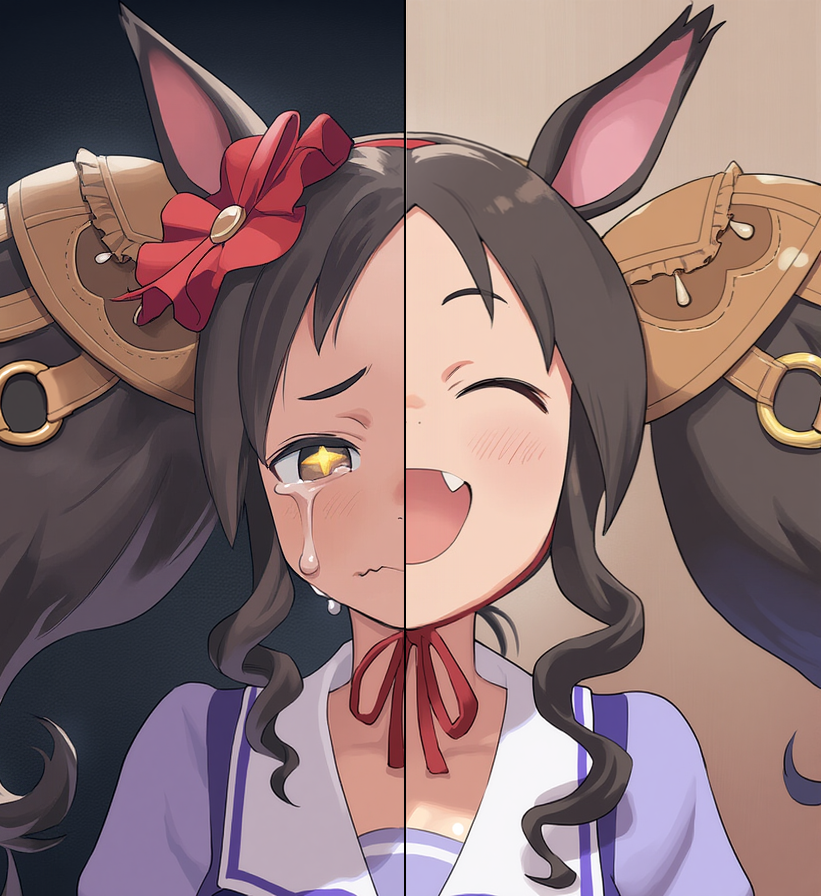 dog_tea_sub's tweet photo. キャラストとか育成イベでこんな感じに落差がすごすぎて情緒不安定になるところでした https://t.co/Vw2AX86lEk