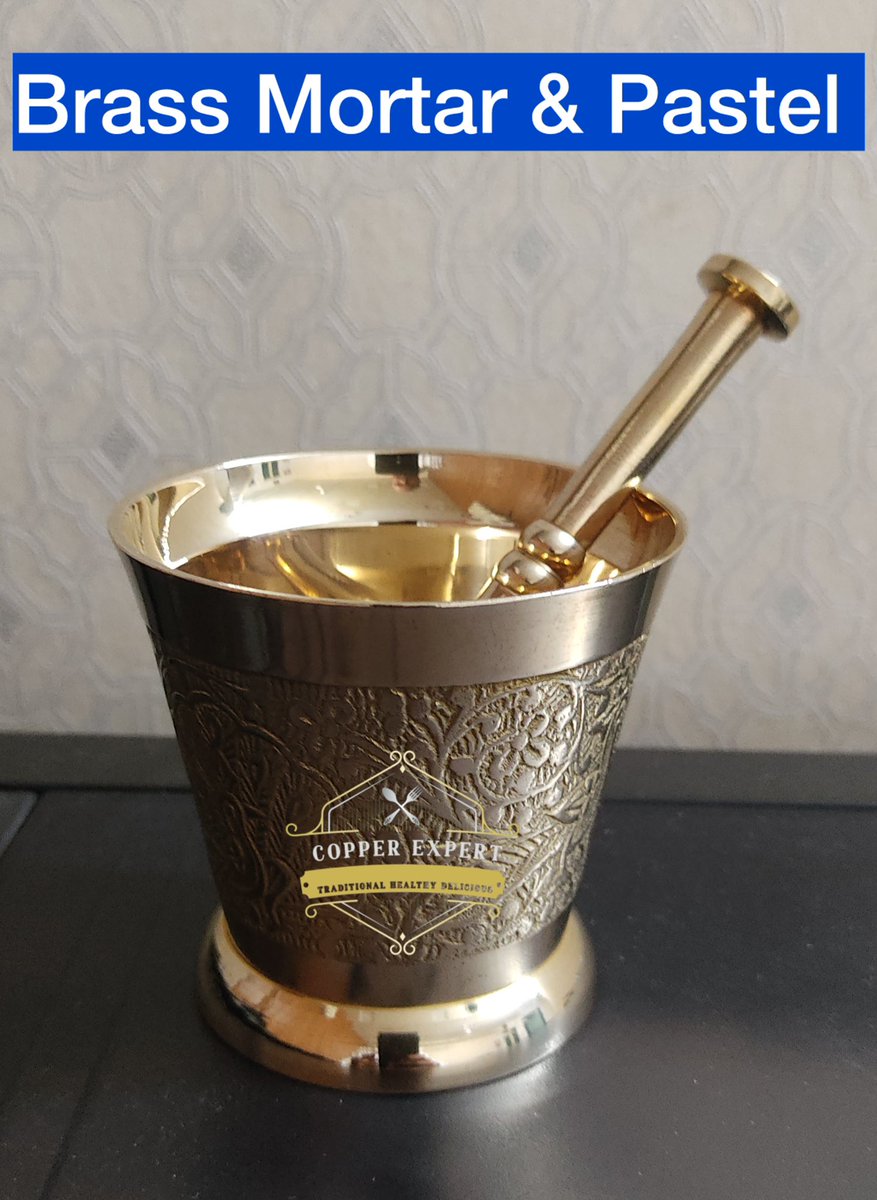 copper_expert's tweet photo. Every recipe deserves the authentic touch of tradition.
Our handcrafted Brass Mortar & Pestle Set
Contact us for bulk, retail, and gifting orders.
#BrassKitchen #MortarAndPestle #PremiumKitchenware #LuxuryGifting #TraditionalLiving #HomeDecor #CopperExpert https://t.co/CW5vxeYQTi