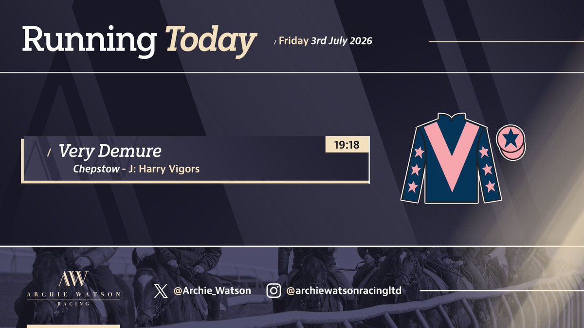 Archie Watson Racing tweet media