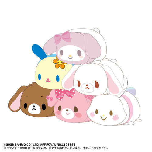 shugabani_info's tweet photo. 【新商品情報】

「サンリオキャラクターズ ぽてコロマスコット10」が登場🎀

#シュガーバニーズ もラインナップ🐰🤍🤎
コロコロしたデフォルメ姿が可愛いマスコット✨

📅2026年10月発売予定
🛒予約：https://t.co/dVCnGfczg2　#pr

#サンリオ #しろうさ #くろうさ https://t.co/ggoClIGL9P