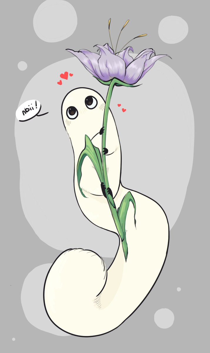 Lin_Endri's tweet photo. This bug has something for you..!  Brushbug is enjoying the bloomed flowers and got you one. You get a “nbii” because Brushbug loves you.

#witchhatatelier https://t.co/T0ZxHzx1vQ