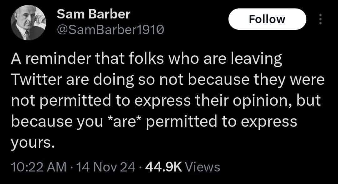 MrEuroScot's tweet photo. @Glinner Once again, this screenshot nails it.
Only fascists don't accept criticism and actively work to quash it. https://t.co/44TilnJkbe