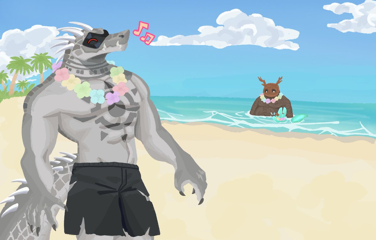 DamianCAVM's tweet photo. Dear Summer Days
(｡・ω・｡)
#dislyte #dislytefanart https://t.co/QjOWT96nOi