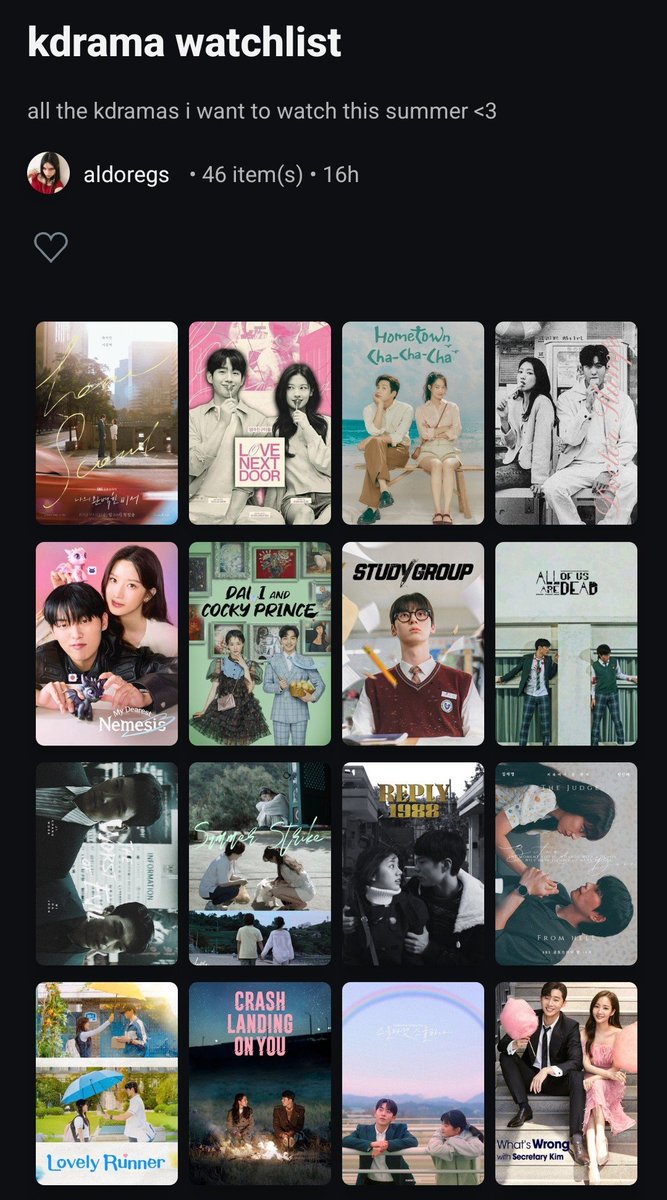 aldoregs's tweet photo. thank you guys <3 i think ive got enough kdrama recs to last me a lifetime https://t.co/QUaMA1zG5t