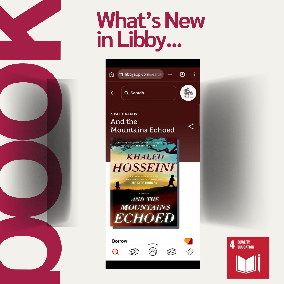 Mapua_Library's tweet photo. Your study breaks just got a major upgrade!!!
 
We just packed the 𝑳𝒊𝒃𝒃𝒚 𝑨𝒑𝒑 with a brand-new handpicked selection of trending fiction titles, and hit audiobooks curated strictly for you. 
 
Scan the QR code to start browsing the new collection right now!!! https://t.co/p2PLVlbnne