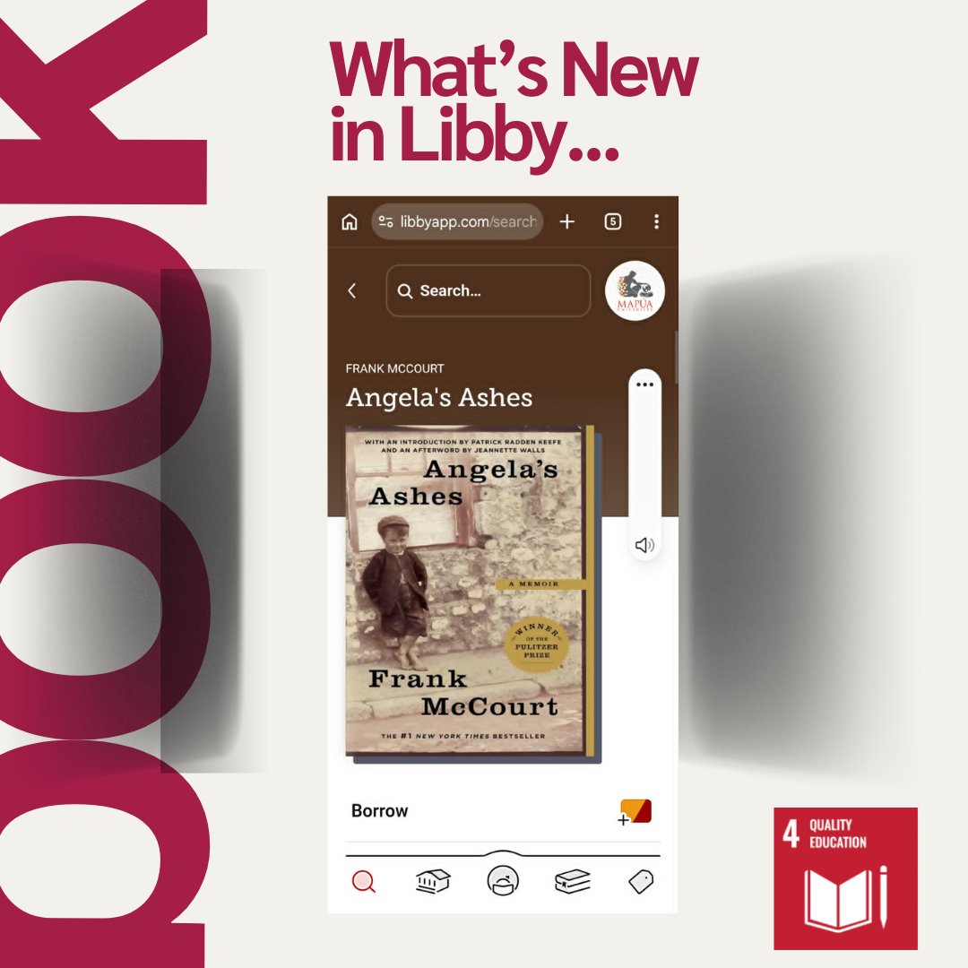 Mapua_Library's tweet photo. Your study breaks just got a major upgrade!!!
 
We just packed the 𝑳𝒊𝒃𝒃𝒚 𝑨𝒑𝒑 with a brand-new handpicked selection of trending fiction titles, and hit audiobooks curated strictly for you. 
 
Scan the QR code to start browsing the new collection right now!!! https://t.co/p2PLVlbnne