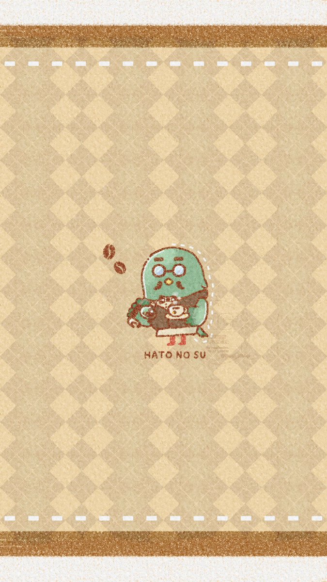 mugipoyow's tweet photo. どうぶつの森「喫茶ハトの巣」の壁紙２枚作りました☕ https://t.co/n3Hb24MStK