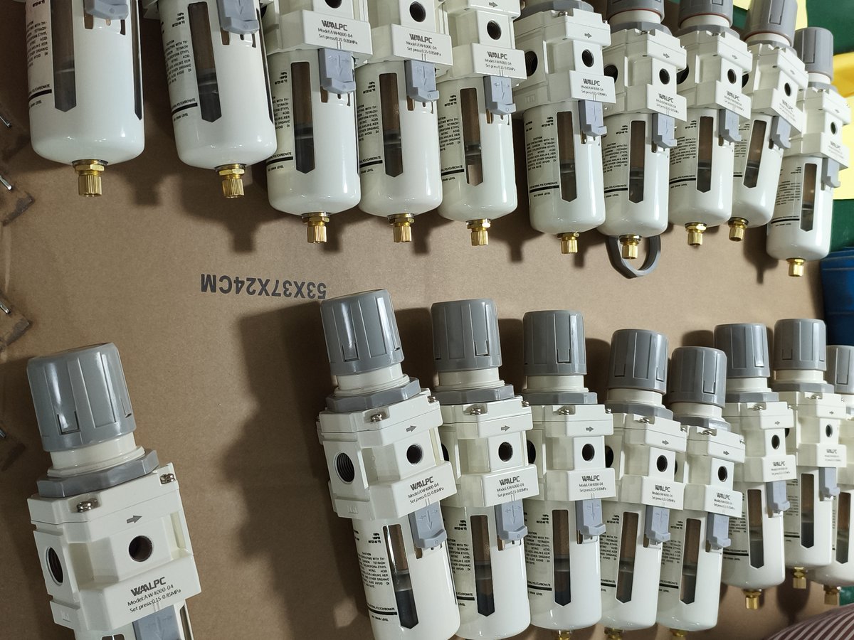 Jessica78940849's tweet photo. WAALPC-SMC type air filter regulators in production.
Use high quality of each part, test each piece before packing and shipping.
More info. pls contact Whatsapp/Wechat: +8618106572305/+8619557159902.
#WAALPC #pneumatic #automation #air #fitting #connector #valve #regualtor https://t.co/4N9qQ7eFEJ
