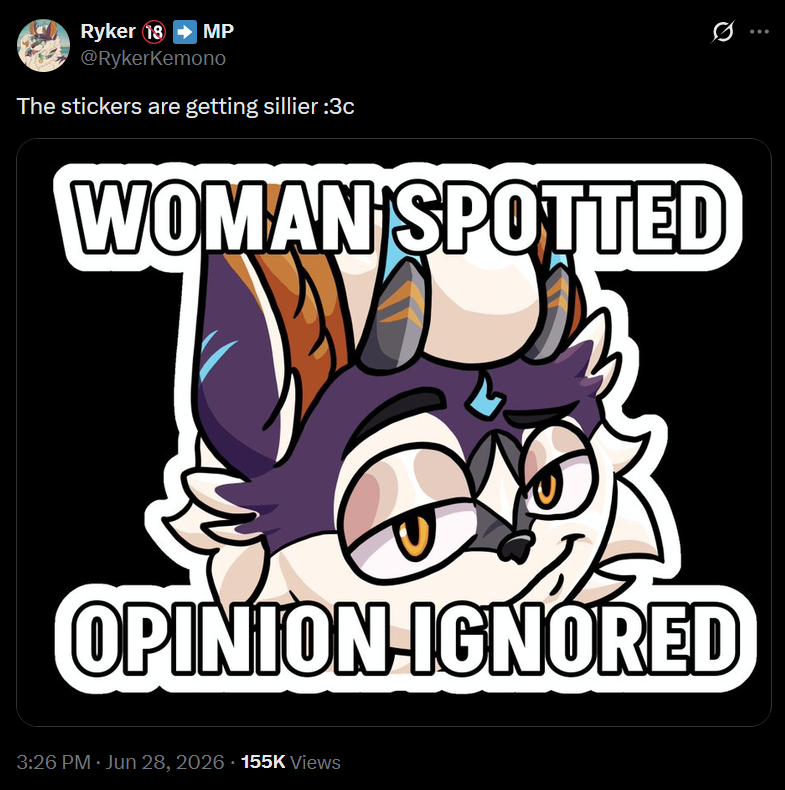 ryudawolf's tweet photo. So true, you know what doesn't belong in the fandom? Misogyny and it's memes. Women deserve respect too! https://t.co/xsR1dgwL8J