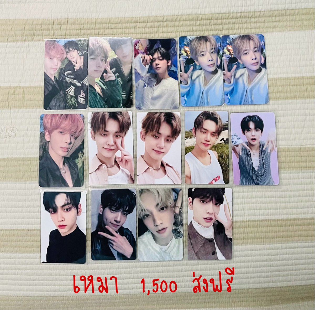 mintmory_shop's tweet photo. WTS | พร้อมส่ง 💐

เอนไฮเพน ทีเร้ก เสนอราคาได้เลยค่ะ
เหมากองทีเร้ก 1300บาท ส่งฟรี 🍀

#ตลาดนัดTXT #แผงลอยโมอา #ตลาดนัดทีเร้ก #ตลาดนัดเอนจีน #ตลาดนัดเอนไก่ #ตลาดนัดENHYPEN #แฟ้มการ์ด #แฟ้มสะสมการ์ด https://t.co/Jsjs5J7wp1
