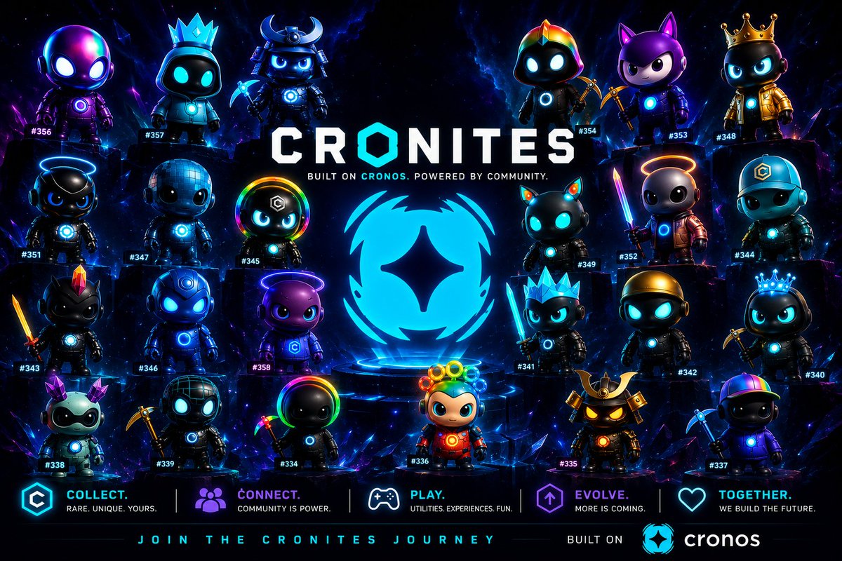 MattiaR11's tweet photo. Every new collection on Cronos makes the ecosystem a little stronger.

More builders.
More ideas.
More collaborations.
More reasons for people to discover what Cronos has to offer.
Let's keep building together. 💙
@CronosApp @tyrosmarket https://t.co/NJSTqTEHeX
