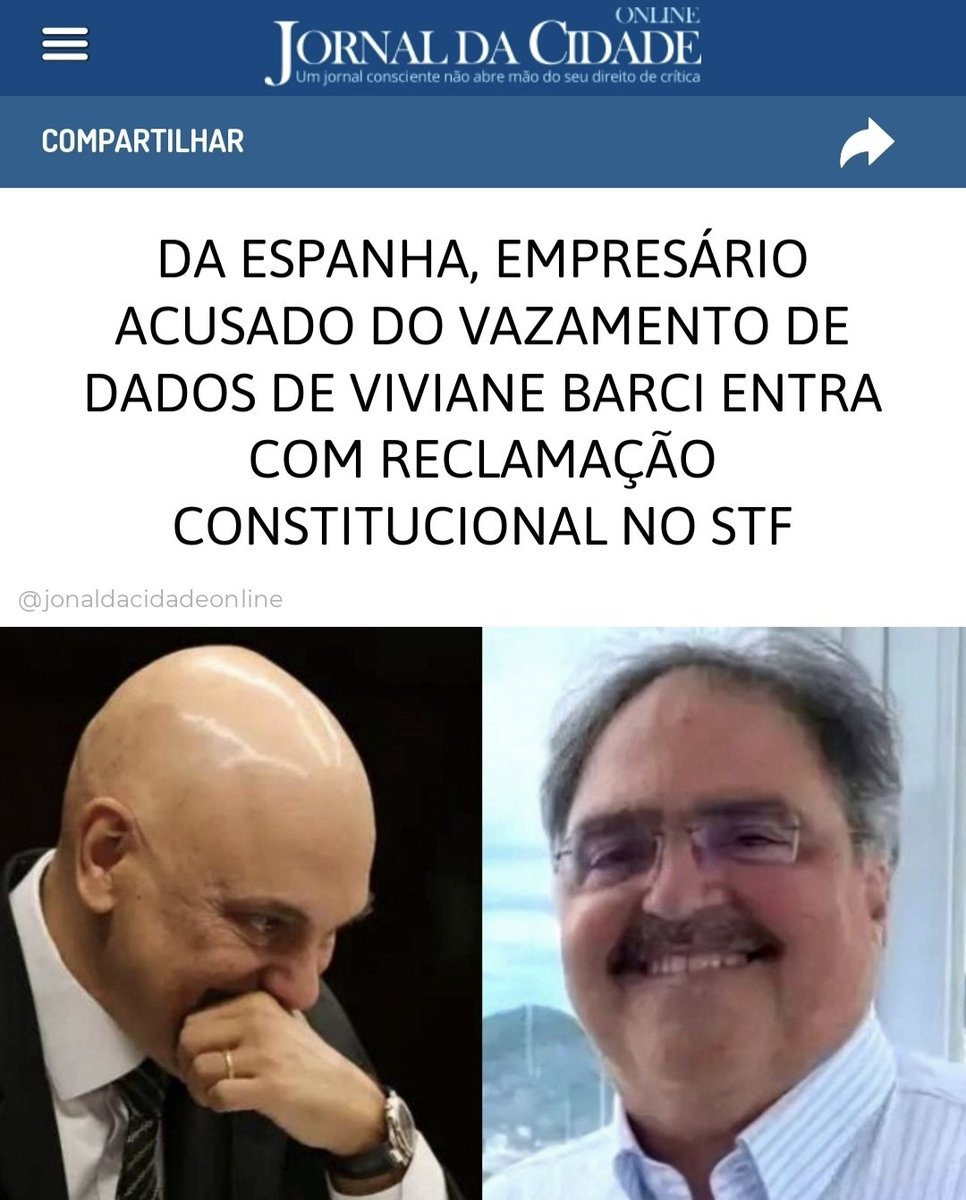 lavemowill's tweet photo. Marcelo Conde, empresário que mora na Espanha, foi alvo de busca e apreensão e mandado de prisão no inquérito das fake news conduzido pelo ministro Alexandre de Moraes.

A acusação é de ter pago R$ 4,5 mil para obter as declarações de Imposto de Renda da esposa do próprio ministro.

Noventa dias depois, sua defesa protocolou reclamação no STF informando que ainda não teve acesso aos autos. Mesmo regular na Espanha e à disposição das autoridades locais, os advogados seguem impedidos de ver as provas que supostamente justificam a investigação contra ele.

Não é apenas falta de transparência. É a consolidação de um modelo em que o investigado pode ser punido com medidas graves sem jamais ter acesso ao que está sendo usado contra elee!

Quando o ministro investiga vazamentos que envolvem sua própria família e, ao mesmo tempo, impede a defesa de acessar o processo, o que está em jogo não é mais justiça, meus amigos. É poder sem controle!