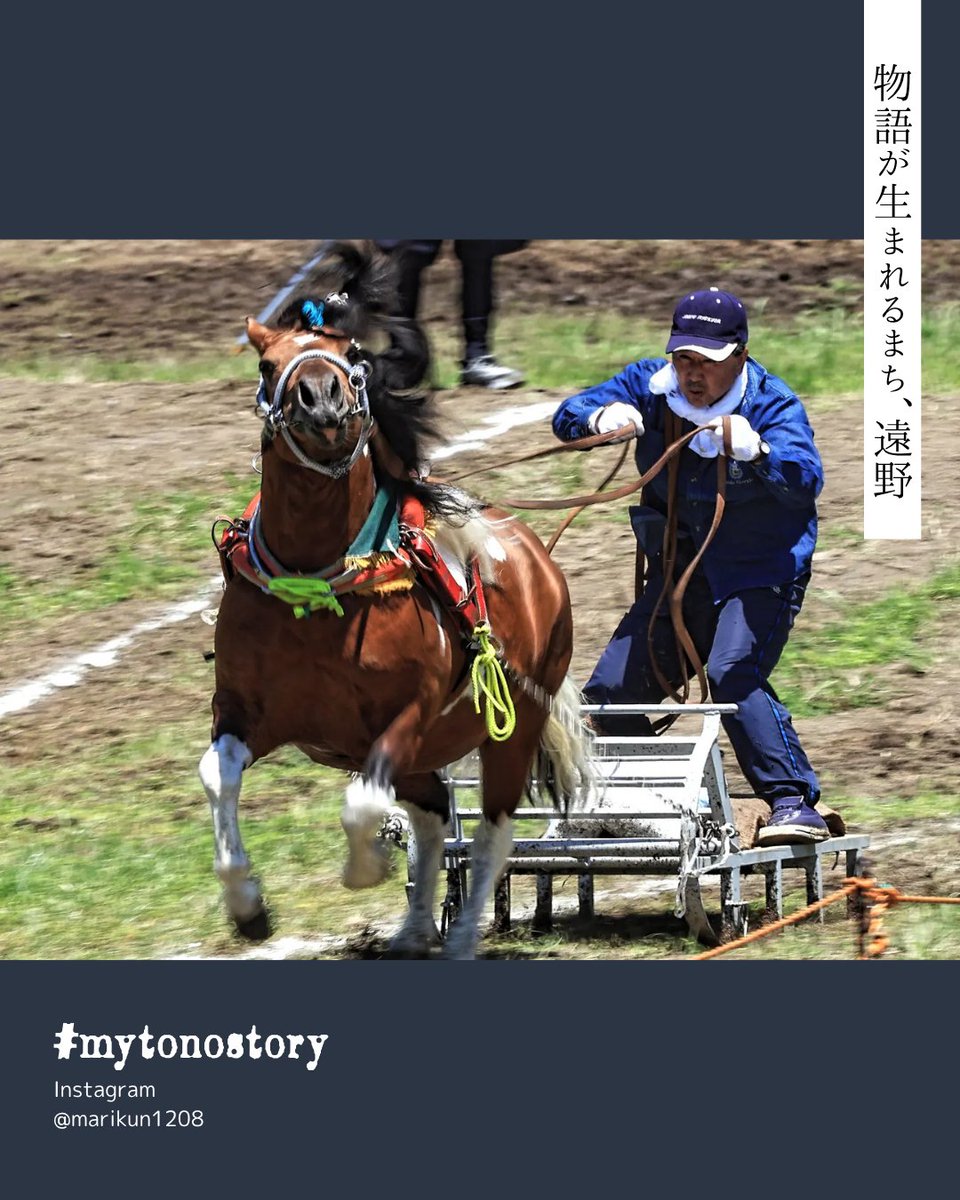 tonojikan's tweet photo. 📖「mytonostory」セレクション📖
#mytonostory のタグ付けありがとうございます✨
今回は「東北馬力大会」特集🐴

📍撮影場所：宮守町柏木平優遊広場
📷投稿者：@marikun1208（Instagram）

あなたの「#遠野物語」をシェアしよう！ https://t.co/U9dii5UKvY