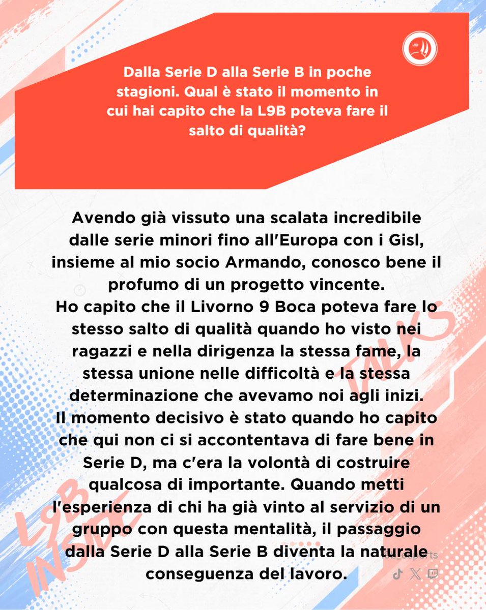 l9b_esports's tweet photo. 🎙️ L9B INSIDE #1
“Dalla Serie D alla Serie B”
Intervista a Federicoivanboss, allenatore e presidente della L9B.
La storia della nostra scalata, la mentalità del progetto e gli obiettivi futuri.
#proclub #l9b #italy https://t.co/KWLFzddWZX